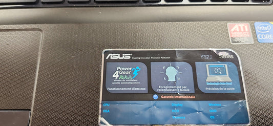*ASUS K52J CORE i3 M350