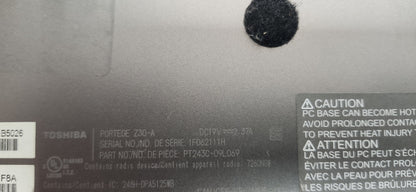 *TOSHIBA PORTÉGÉ Z30A CORE i5 4200U